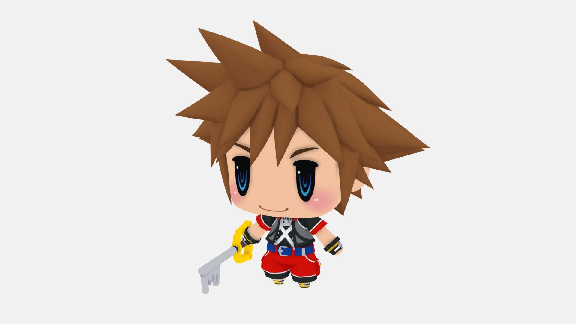 Chibi Sora Avatar Kingdom Hearts VRChat 