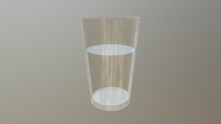 Glass Cup 3D Model