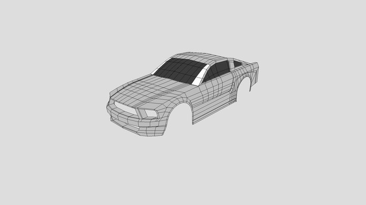 Mustange front half v2 3D Model