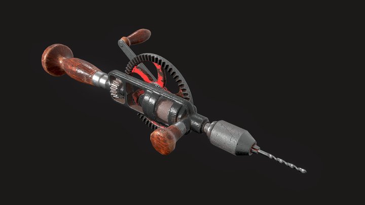 Millers Falls Co. Hand Drill,  No.980 3D Model