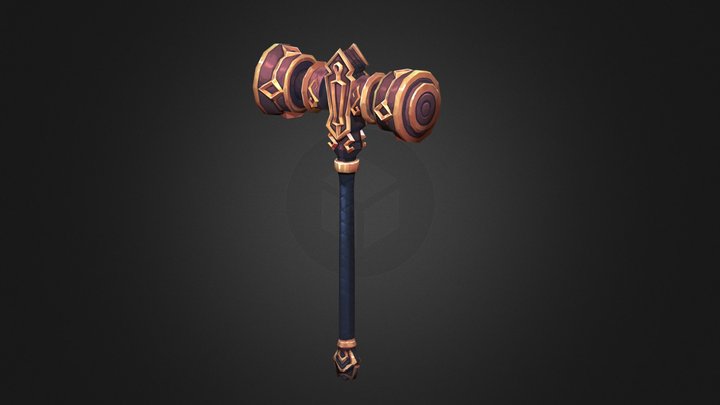 Dwarf Hammer 3D Model