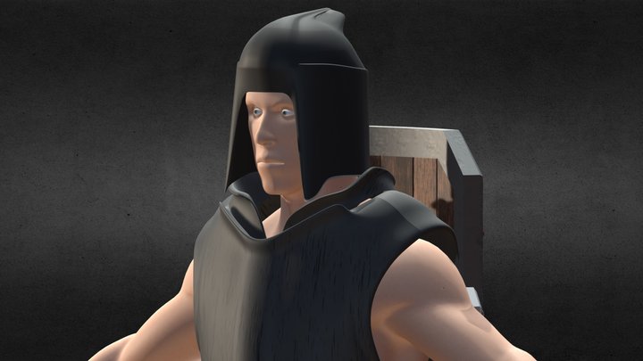 Asim, The Egyptian Warrior 3D Model