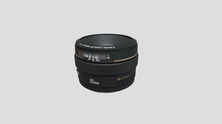 Camera Lens 3D Model