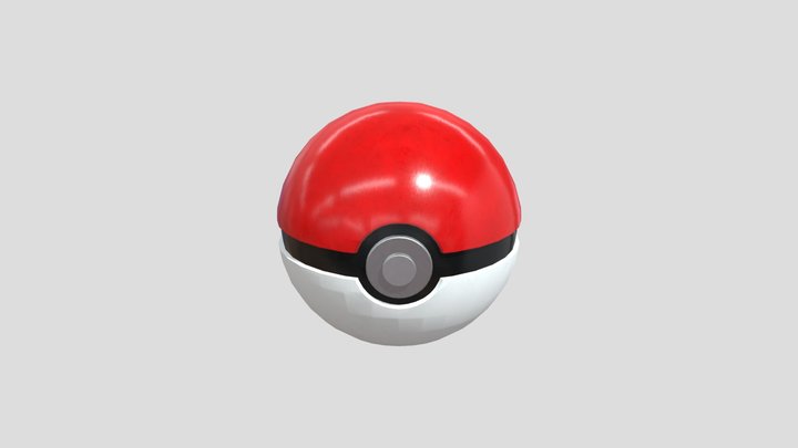 Pokemon Pokeball 3D Model
