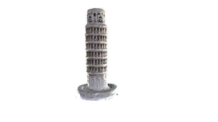 Pisa Leaning Tower 3D Model