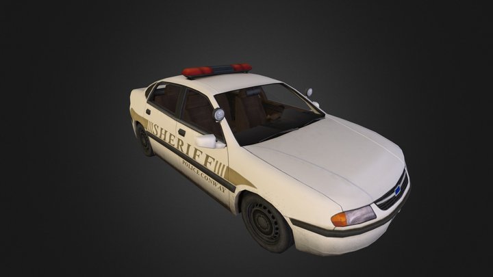Police car 3D Model