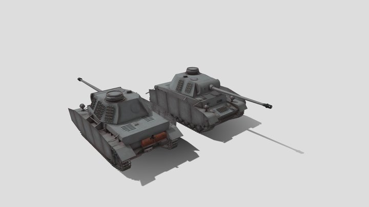 Pz4p5trm tank 3D Model