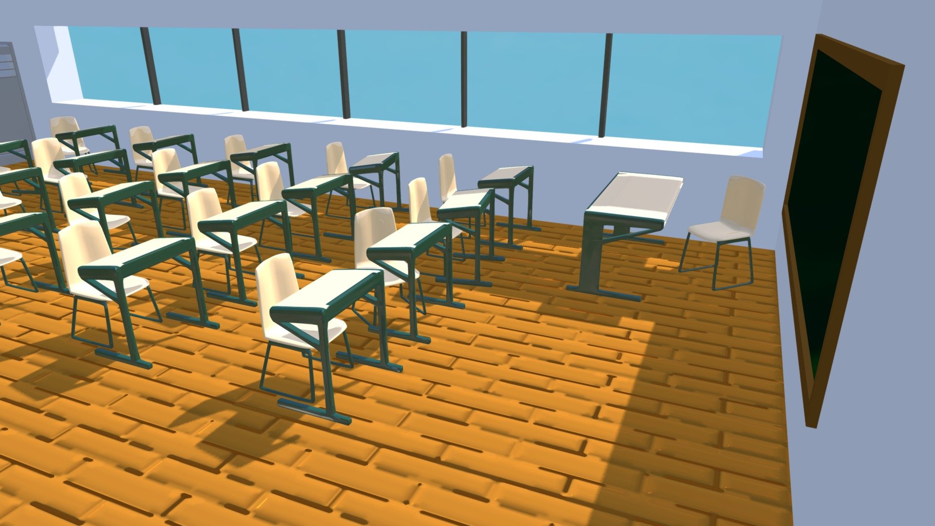 Classroom - 3D Model By Gabriel Prado (@gpgabriel6) [983738a] - Sketchfab