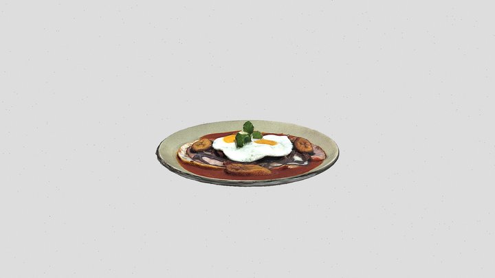 Copita Huevos Montulenos 3D Model