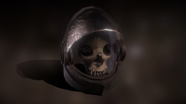 Spacemans Skull 3D Model