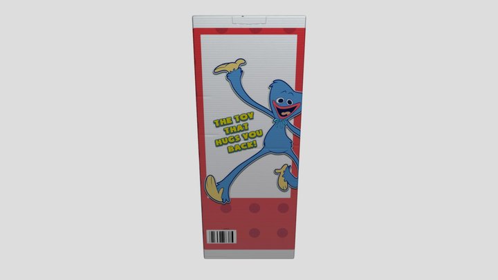 Poppy_Playtime__Box_-_Huggy_Wuggy 3D Model