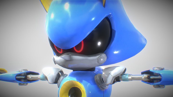 Team Sonic Racing - Metal Sonic 3D Model