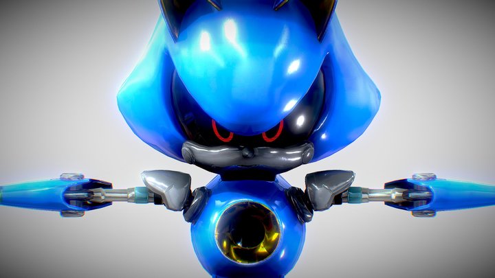 Team Sonic Racing - Metal Sonic 3D Model