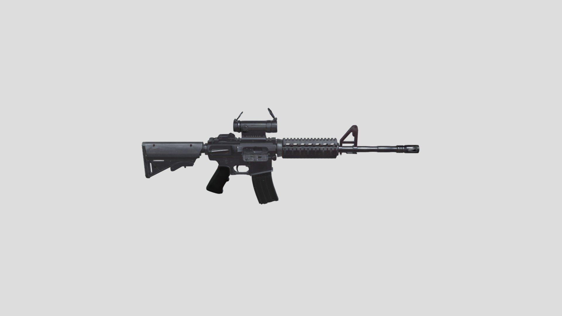 M4 Rifle (Free 3D Model) - Download Free 3D model by FoFLaFe [98381b8 ...