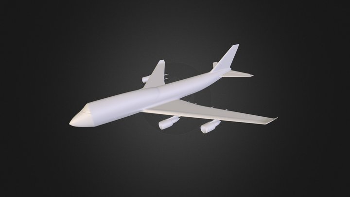 747 3D Model