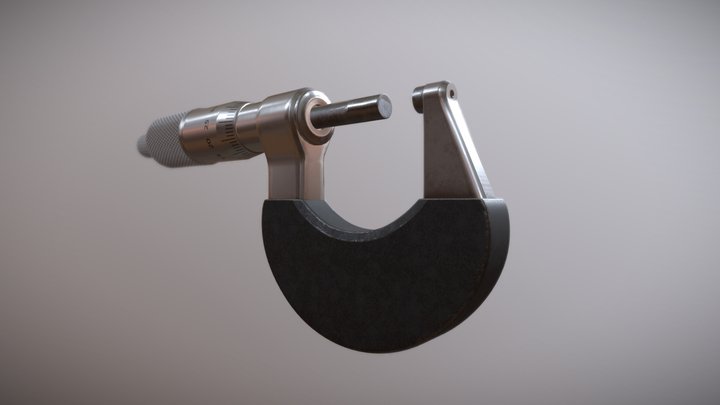 Micrometer 3D Model