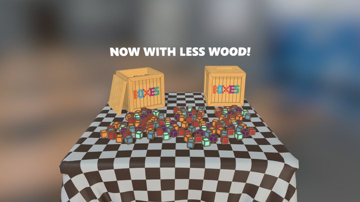 Boxes Candy Box 3D Model