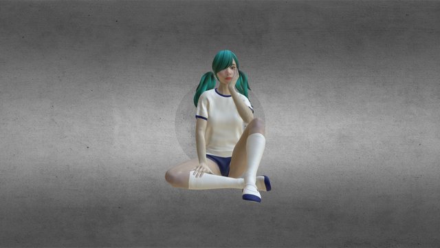 3D Phogure Female Cosplay Outfit - 8 3D Model