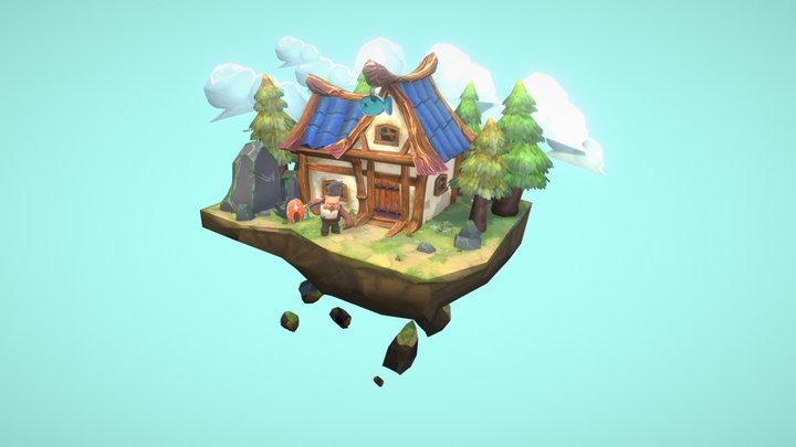 Raion's House(Final) 3D Model