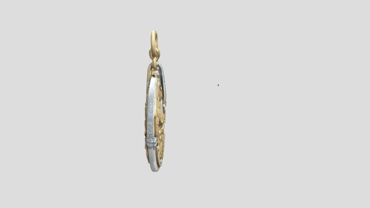 Dragon Elegance Pendant WITH Full Detailing 3D Model