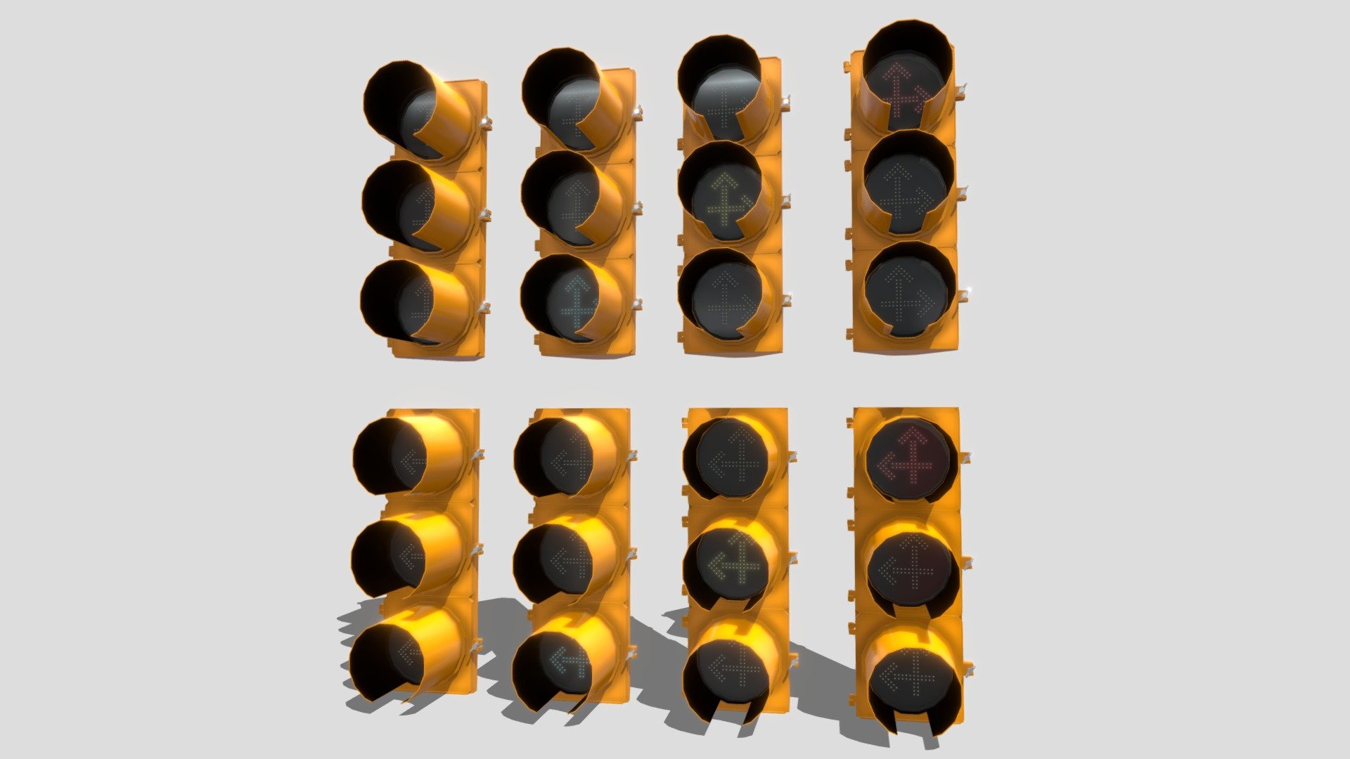 McCain 8-Inch LED Thru Left/Right Signals