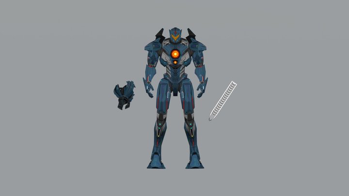 gipsy_avenger_-_pacific_rim(1) 3D Model