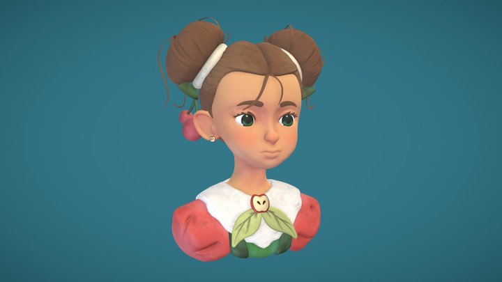 Citraris princess Tutti - Character design 3D Model