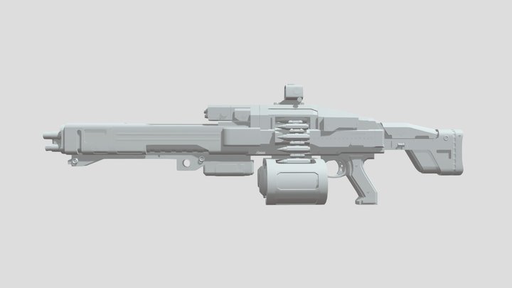 Machine_ Gun 3D Model