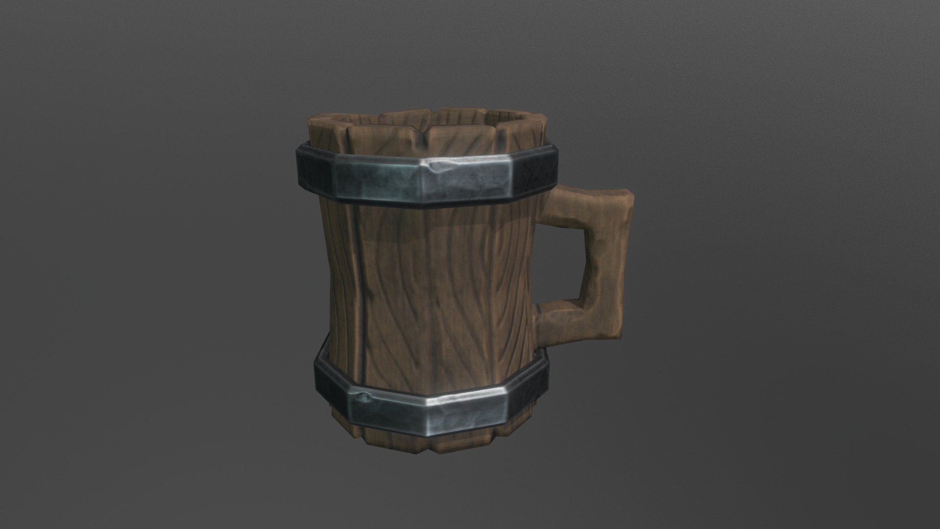 Wooden mug - 3D model by Varmtass [983e293] - Sketchfab