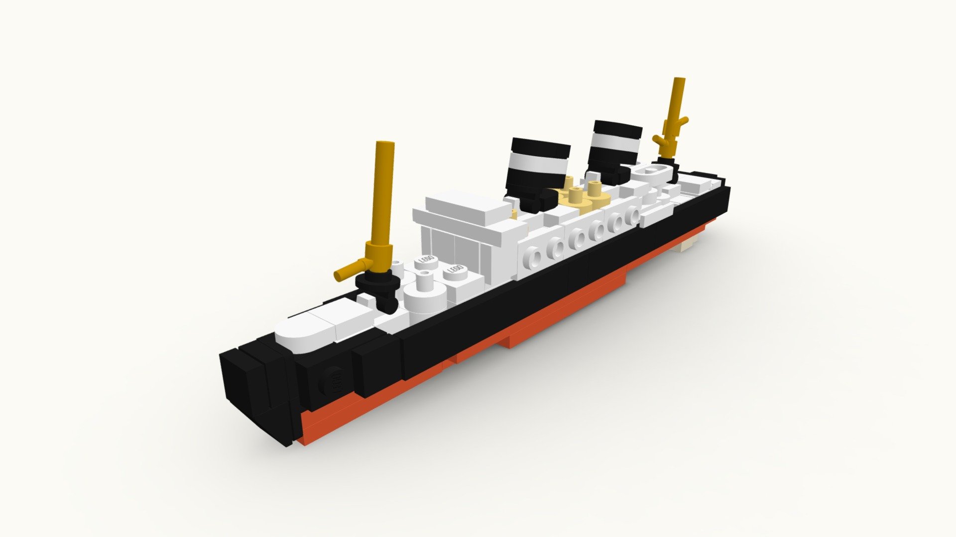 Lego Asama Maru Moc [#0150] - Download Free 3d Model By The Bobby Brix 