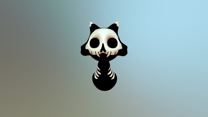 skullcat 3D Model