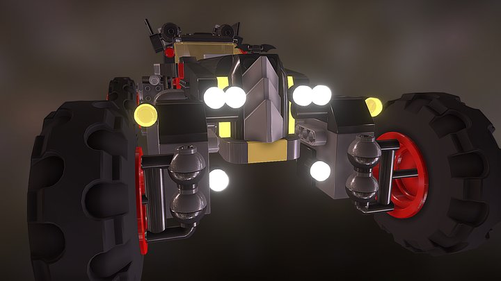 Lego Batmobile "The Speedwagon" 3D Model