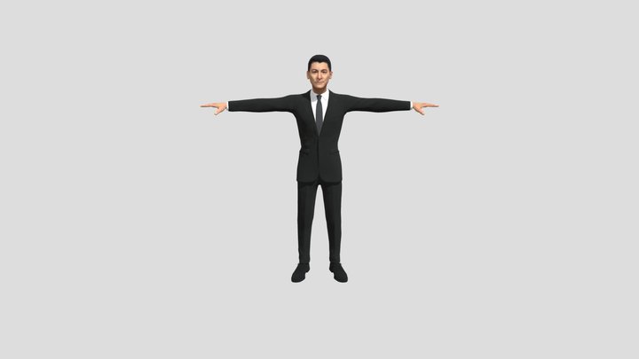 HK Super Star  ANDY LAU- Model 3D Model