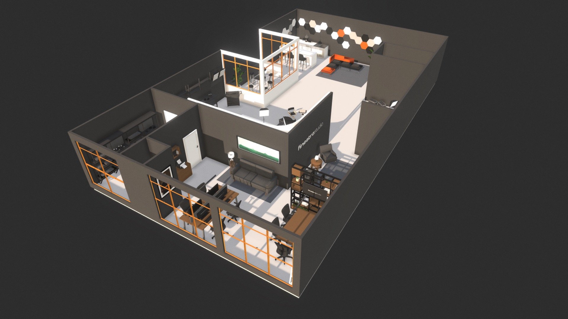 Finestra Studio (Tour 3D Interativo) — Sketchfab embed 3D viewer