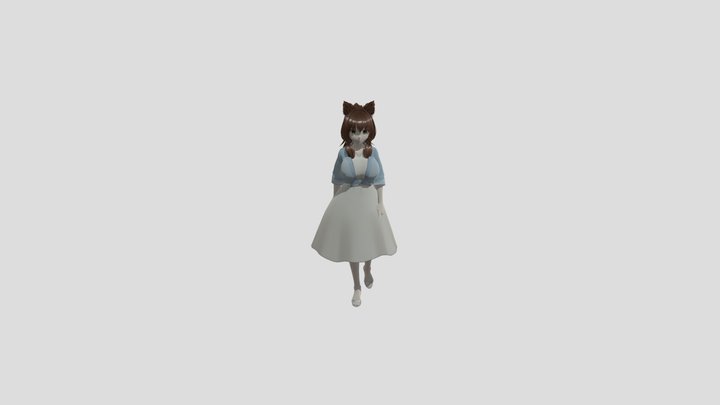 annime animasi 3D Model