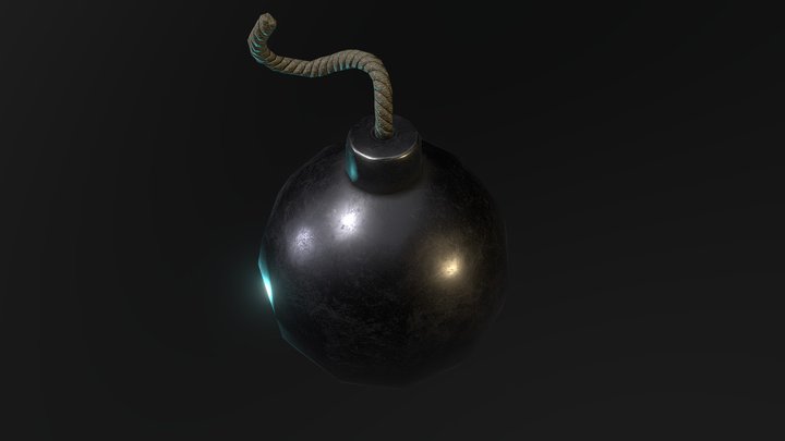 Ball Bomb Simple 3D Model
