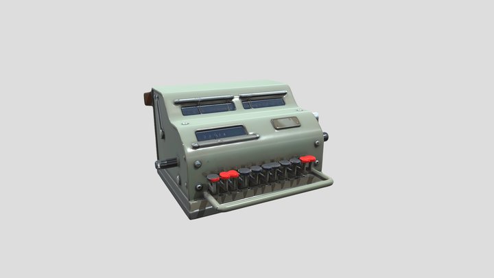 Vintage Calculator – Modello 3D gratuito STL