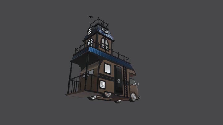 SCARY Combi Motor Home 3D Model