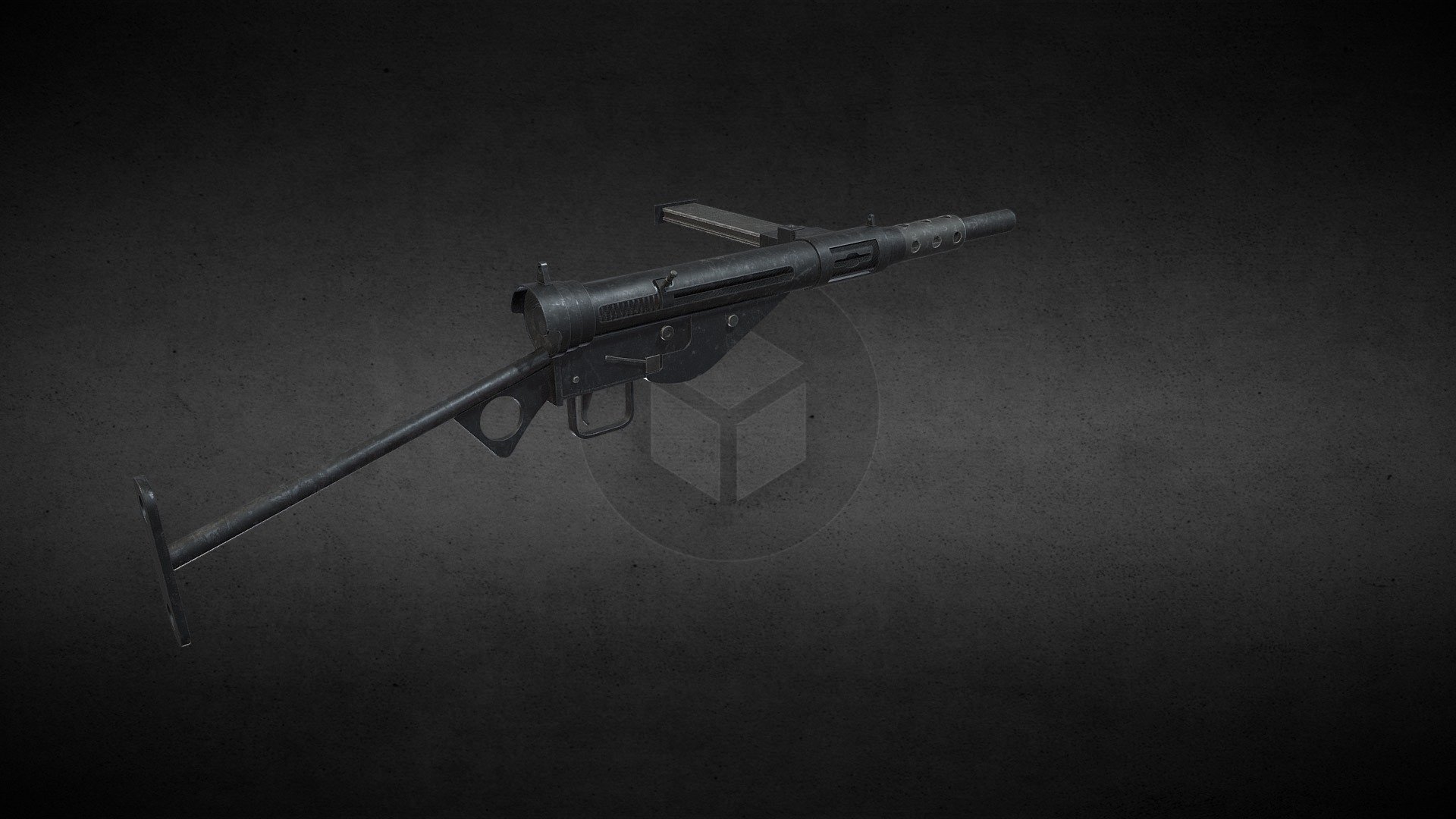 Submachine gun STEN MK2 - Download Free 3D model by Modest3D [9842e3b ...