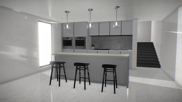 Modern Kitchen – Modèle 3D gratuit STL