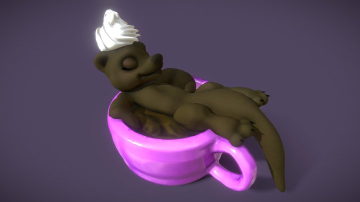 Mug-O-Otterlatte 3D Model