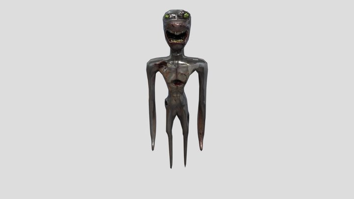 Zombie rat lowpoly monster 3D Model