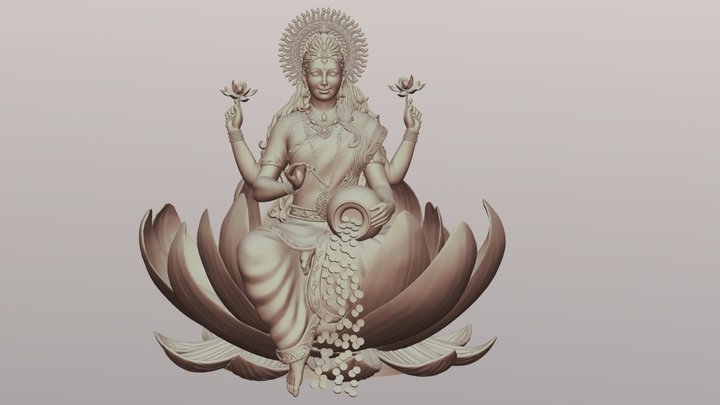 Lakshmi Devi 3D Model