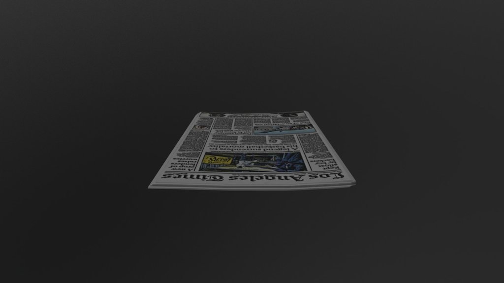 Closed Newspaper - Download Free 3D model by abdillaamy [9844f79 ...