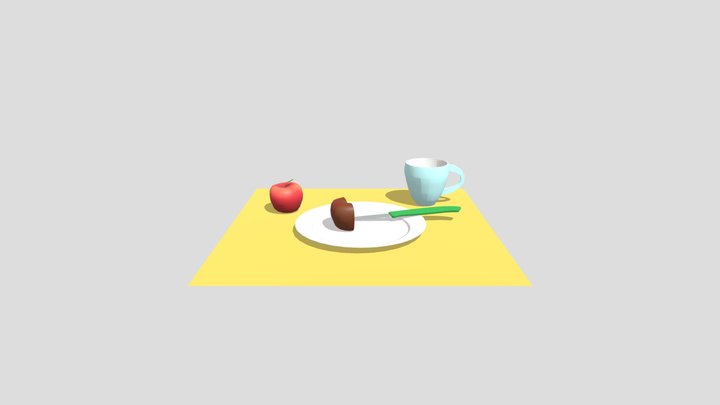 Frühstück 3D Model