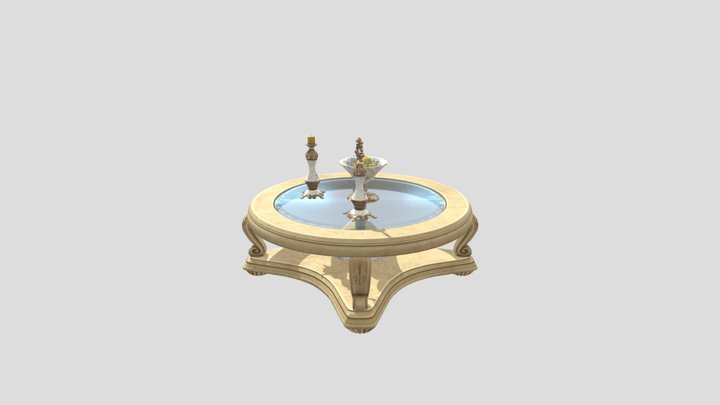Fancy Table 3D Model
