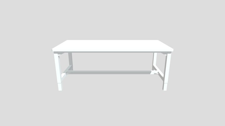 WorkTable_Untextured 3D Model