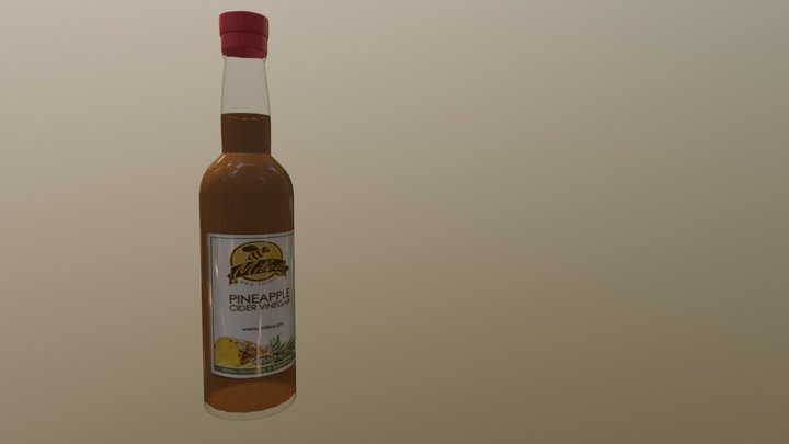 Milea Pineapple Cider Vinegar 3D Model