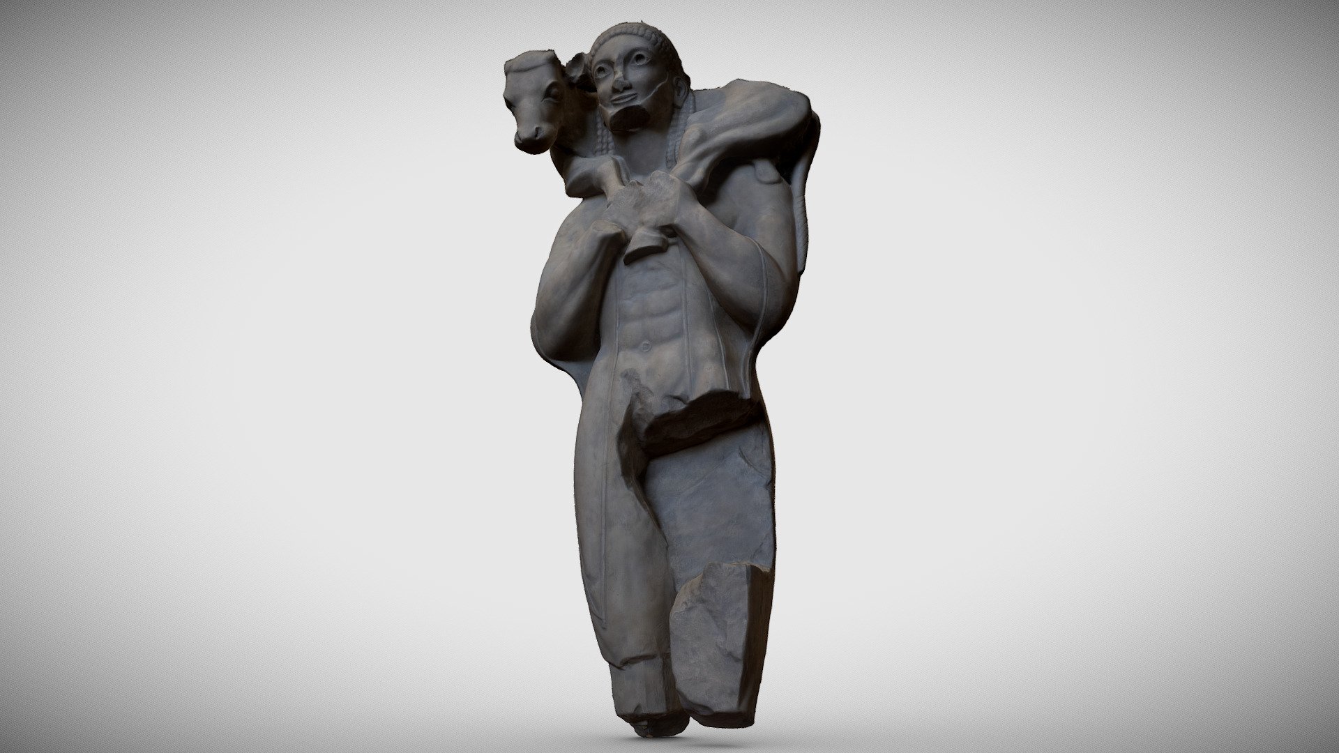 Moschophore Buy Royalty Free 3D model by Geoffrey Marchal