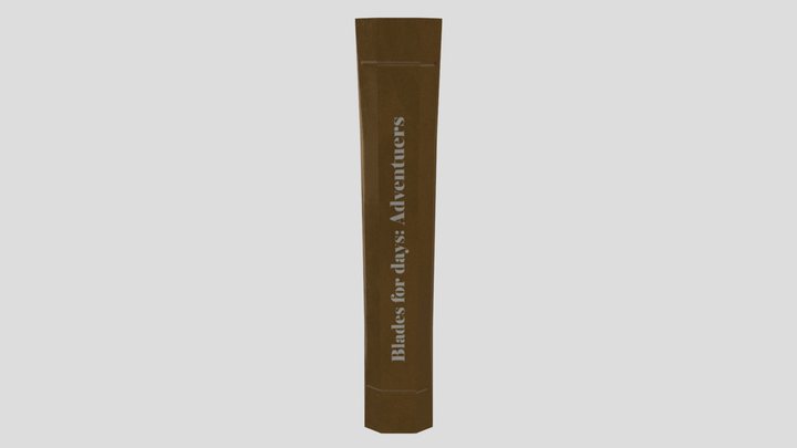 Book: Blades for Days 3D Model